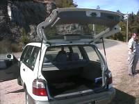 2002 Subaru Forester Review - rear cargo door view